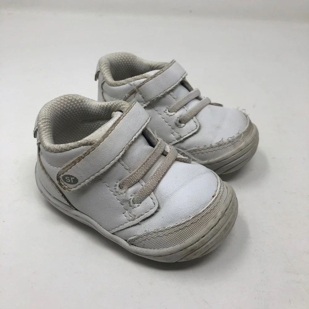 Stride Rite Shoes Bundle Unisex Multi Baby White SRT Elliot Emilia Taye 3-5